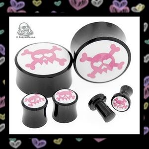 BODYARTFORMS 4ga Horn Skull Plug